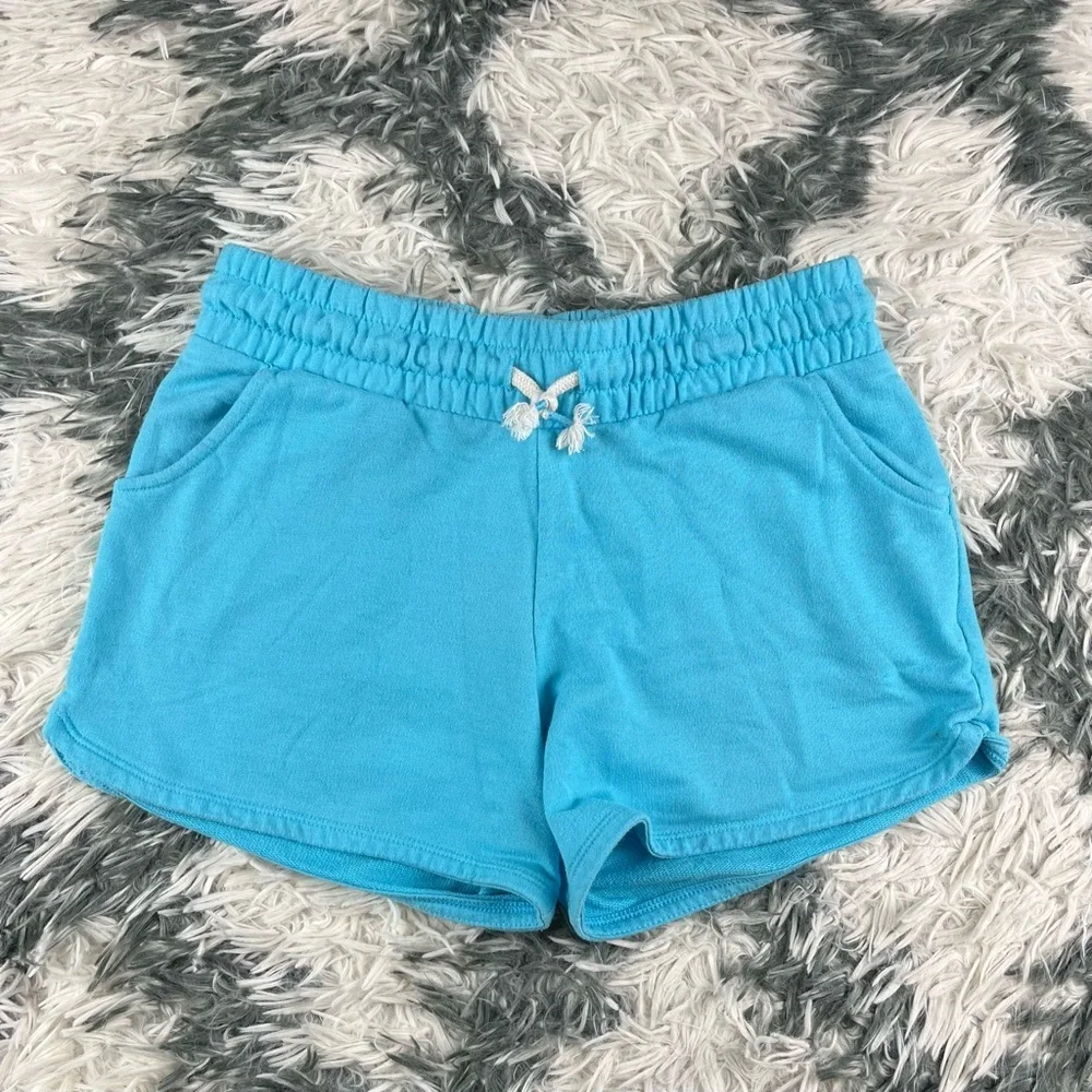 Cat & Jack Girls Casual Cotton Shorts Size XL 14 Blue